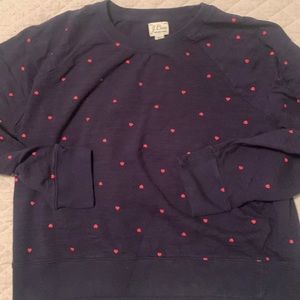 J Crew vintage style sweatshirt